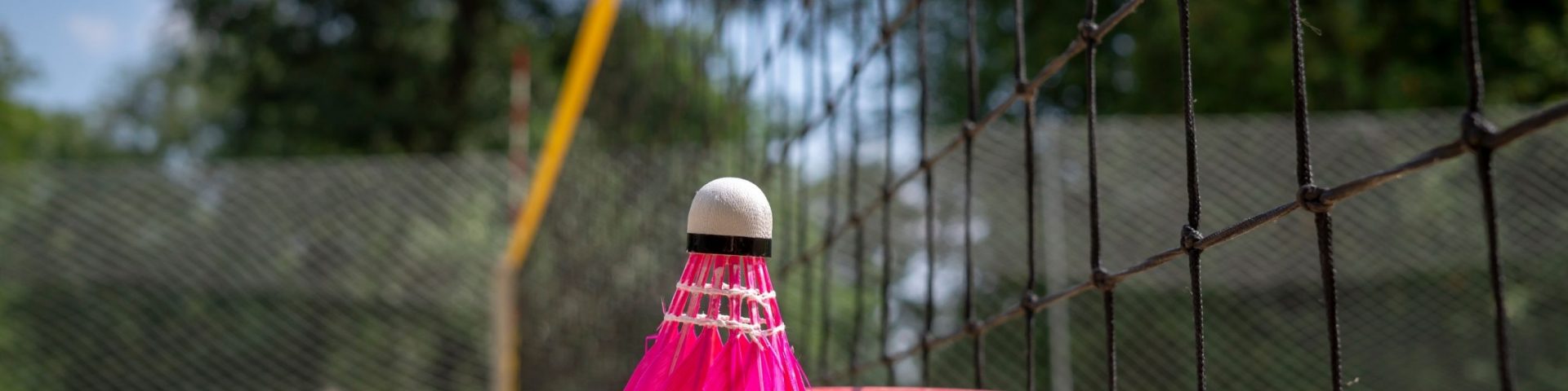Badminton racket & shuttlecock by portable badminton net set